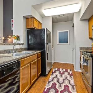 galley kitchen