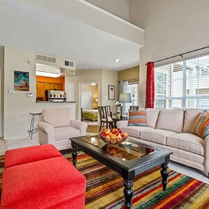 two bedroom large living