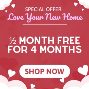1/2 month free for 4 months