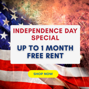 Independence Day Special - Up to 1 month free rent